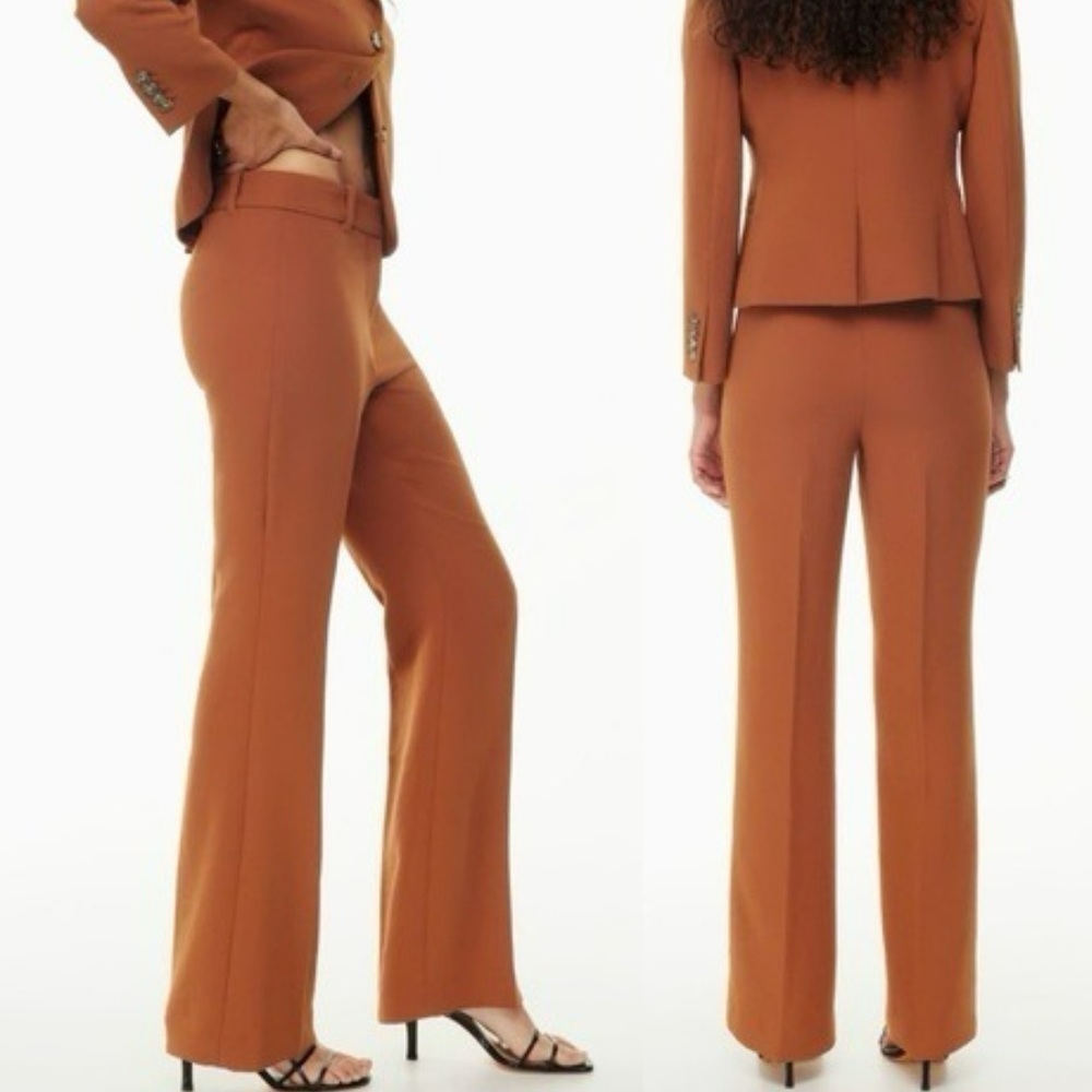 Aritzia Wilfred Cabaret Pants in Anise Brown Size 0